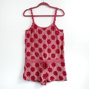 Juicy Couture Pink Flower Romper Sz Large